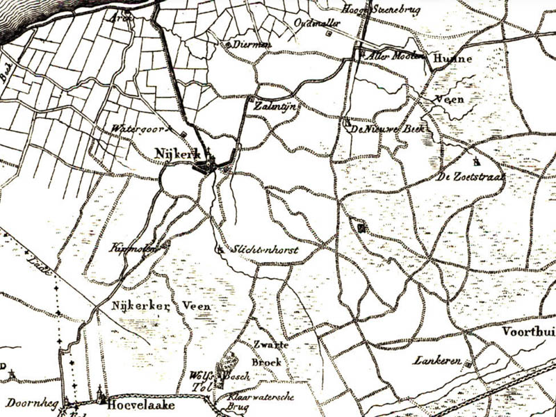 Slichtenhorst kaart 1815